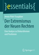 Cover-Bild zum Titel 'Der Extremismus der Neuen Rechten' von 'Armin Pfahl-Traughber'
