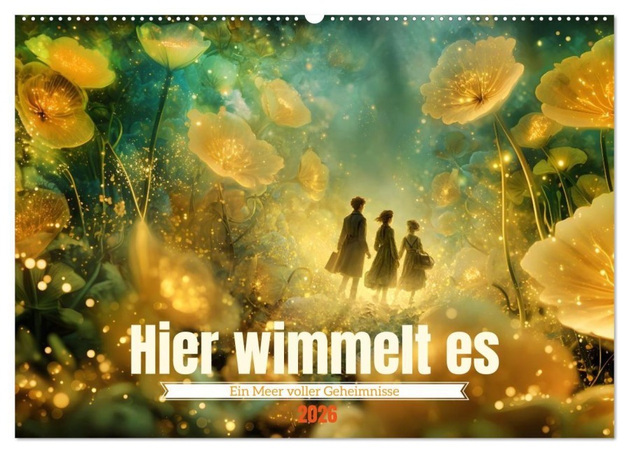 Hier wimmelt es (Wandkalender 2026 DIN A2 quer), CALVENDO Monatskalender - Daniela Tapper