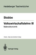 Cover-Bild zum Titel 'Volkswirtschaftslehre III' von 'Alfred Stobbe'