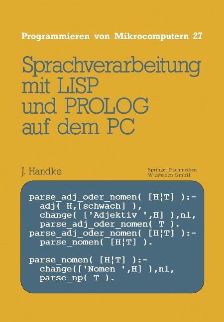 Sprachverarbeitung - Jürgen Handke