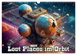 Cover-Bild zum Titel 'Lost Places im Orbit (Wandkalender 2026 DIN A3 quer), CALVENDO Monatskalender' von 'Werner Braun'