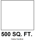 Cover-Bild zum Titel '500 Sq Ft' von 'Carey Harahan'