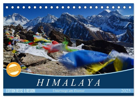 Himalaya (Tischkalender 2025 DIN A5 quer), CALVENDO Monatskalender - Holger Heinemann