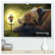 Cover-Bild zum Titel 'Tierfreunde (hochwertiger Premium Wandkalender 2026 DIN A2 quer), Kunstdruck in Hochglanz' von 'Julie Boehm'