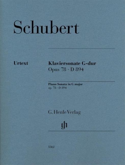Schubert, Franz - Klaviersonate G-dur op. 78 D 894 - Franz Schubert