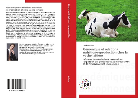 Génomique et relations nutrition-reproduction chez la vache laitière - Damien Valour