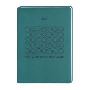 Cover-Bild zum Titel 'Terminplaner Lederlook 2027 Schwarz' von ''