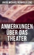 Cover-Bild zum Titel 'Anmerkungen über das Theater' von 'Jakob Michael Reinhold Lenz'