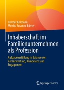 Cover-Bild zum Titel 'Inhaberschaft im Familienunternehmen als Profession' von 'Monika Susanne Börner, Hermut Kormann'