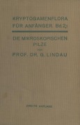 Cover-Bild zum Titel 'Die mikroskopischen Pilze' von 'Gustav Lindau'