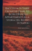 Cover-Bild zum Titel 'Raccolta Di Varie Croniche Diarj, Ed Altri Opuscoli... Appartementi Alla Storia Del Regno Di Napoli' von 'Alessio Aurelio Pelliccia'