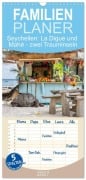 Cover-Bild zum Titel 'Familienplaner 2027 - Seychellen: La Digue und Mahé - zwei Trauminseln mit 5 Spalten (Wandkalender, 21 x 45 cm) CALVENDO' von 'Thomas Bugdoll'