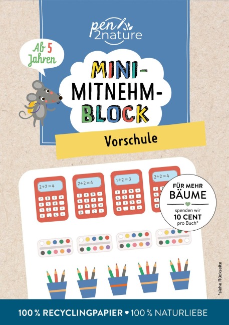 Mini-Mitnehm-Block Vorschule - Pen2nature