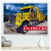 Cover-Bild zum Titel 'US-Trucks. Faszination Langhauber (hochwertiger Premium Wandkalender 2026 DIN A2 quer), Kunstdruck in Hochglanz' von 'Elisabeth Stanzer'