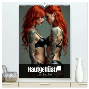 Hautgeflüster in Farbe (hochwertiger Premium Wandkalender 2026 DIN A2 hoch), Kunstdruck in Hochglanz - Ally Bee