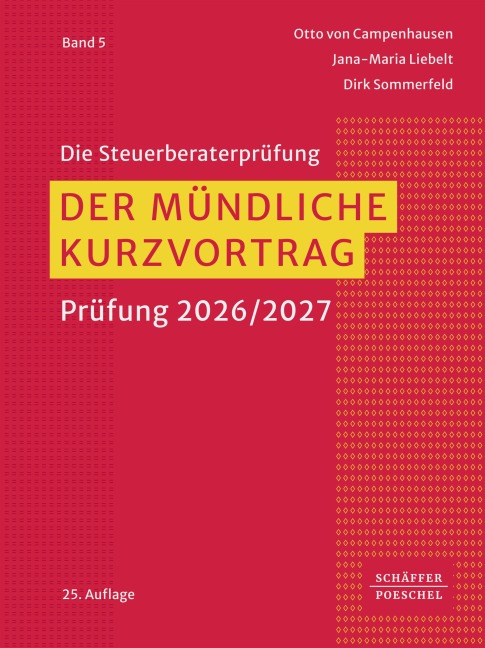 Der mündliche Kurzvortrag - Otto Campenhausen, Dirk Sommerfeld, Jana-Maria Liebelt