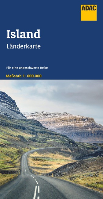 ADAC Länderkarte Island 1:600.000 - 