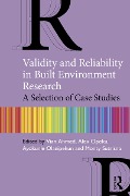 Cover-Bild zum Titel 'Validity and Reliability in Built Environment Research' von ''