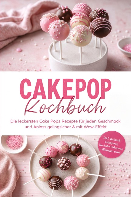 Cakepop Kochbuch: Die leckersten Cake Pops Rezepte für jeden Geschmack und Anlass - gelingsicher & mit Wow-Effekt - inkl. Krümel-Cakepops, No-Bake-Cakepops, Füllungen uvm. - Neele Schmidt