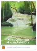 Kunstkalender der Moerser Palette e.V. (Wandkalender 2024 DIN A3 hoch), CALVENDO Monatskalender - Miglieder Der Moerser Palette E. V.