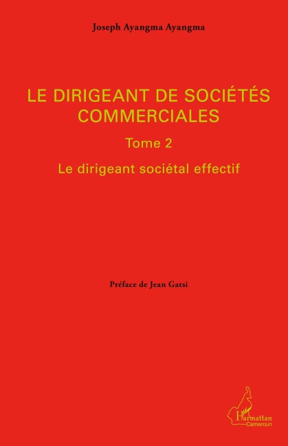 Le dirigeant de sociétés commerciales - Joseph Ayangma Ayangma