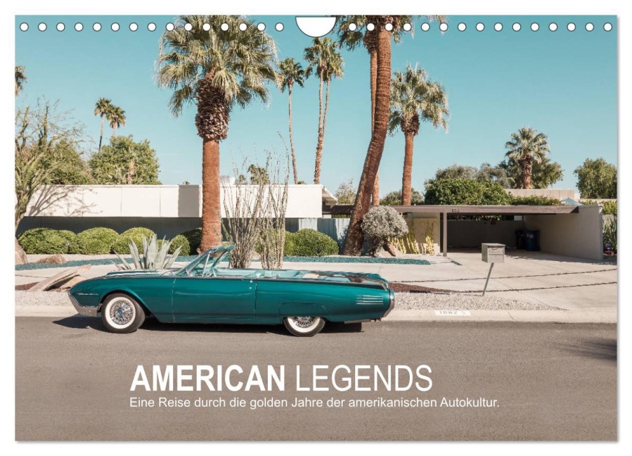 AMERICAN LEGENDS (Wandkalender 2026 DIN A4 quer), CALVENDO Monatskalender - Roman Becker