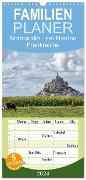 Familienplaner 2024 - Normandie - der Norden Frankreichs mit 5 Spalten (Wandkalender, 21 x 45 cm) CALVENDO - Carina Hartmann