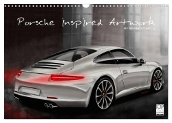 Cover-Bild zum Titel 'Porsche inspired Artwork by Reinhold Art¿s (Wandkalender 2026 DIN A3 quer), CALVENDO Monatskalender' von 'Reinhold Autodisegno'