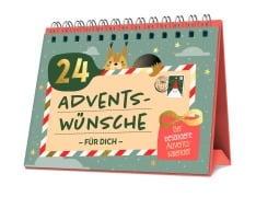 Cover-Bild zum Titel '24 Adventswünsche für dich - Adventskalender' von ''