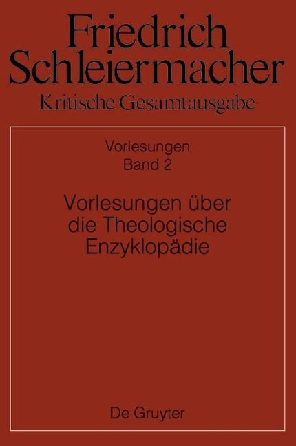 Vorlesungen über die Theologische Enzyklopädie - 