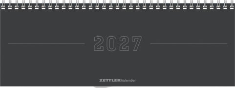 Cover-Bild zum Titel 'Tisch-Querkalender Papyrus Grau 2027' von ''