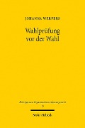 Cover-Bild zum Titel 'Wahlprüfung vor der Wahl' von 'Johanna Werpers'