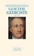 Cover-Bild zum Titel 'Gedichte 1800-1832' von 'Johann Wolfgang Goethe'