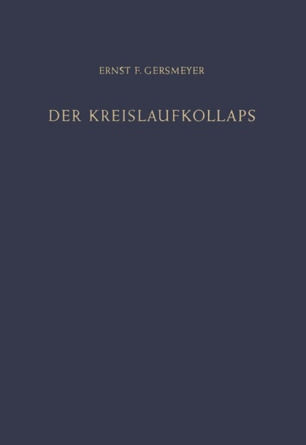 Der Kreislaufkollaps - Ernst F. Gersmeyer