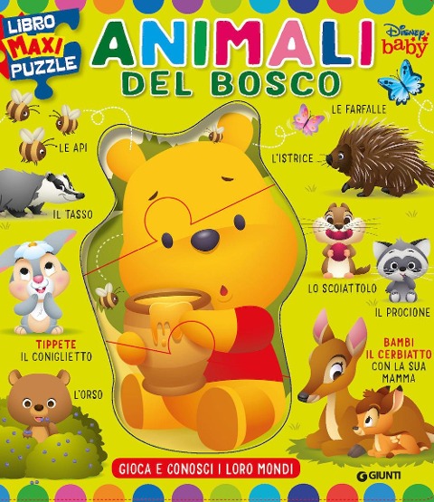 Animali del bosco. Libro maxi puzzle - 