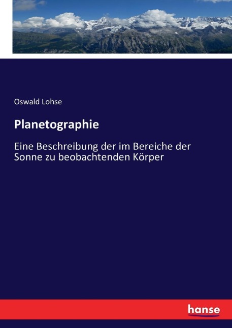 Planetographie - Oswald Lohse