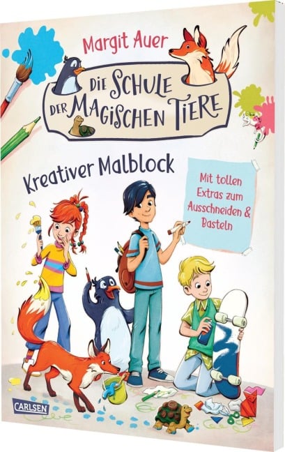Die Schule der magischen Tiere Beschäftigung: Kreativer Malblock - Margit Auer