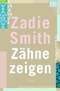 Cover-Bild zum Titel 'Zähne zeigen' von 'Zadie Smith'
