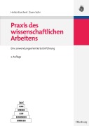 Cover-Bild zum Titel 'Praxis des wissenschaftlichen Arbeitens' von 'Heiko Burchert, Sven Sohr'