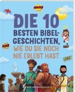 Cover-Bild zum Titel 'Die 10 besten Bibelgeschichten, wie du sie noch nie erlebt hast' von ''