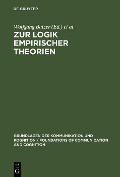 Cover-Bild zum Titel 'Zur Logik empirischer Theorien' von ''
