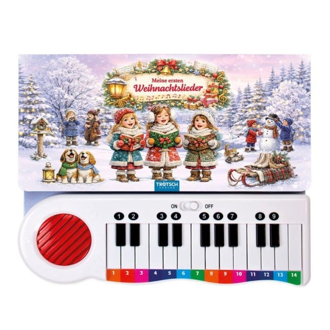 TRÖTSCH -Klavierbuch Meine ersten Weihnachtslieder| Ab 3 Jahren - 