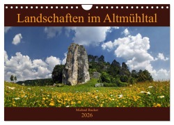 Cover-Bild zum Titel 'Landschaften im Altmühltal (Wandkalender 2026 DIN A4 quer), CALVENDO Monatskalender' von 'Michael Rucker'