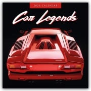 Cover-Bild zum Titel 'Car Legends - Legendäre Autos 2026 - 16-Monatskalender' von 'Robin Red'