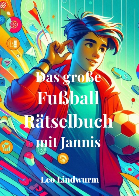 Das große Fußball Rätselbuch mit Jannis - Leo Lindwurm