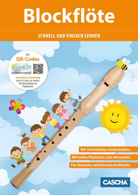Blockflöte - Schnell und einfach lernen mit QR-Codes - 