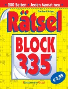 Cover-Bild zum Titel 'Rätselblock 335 (5 Exemplare à 2,99 EUR)' von 'Eberhard Krüger'
