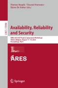 Cover-Bild zum Titel 'Availability, Reliability and Security' von ''