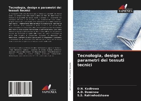 Tecnologia, design e parametri dei tessuti tecnici - D. N. Kadirowa, A. D. Daminow, S. S. Rahimhodzhaew