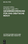 Cover-Bild zum Titel 'Gewerbeordnung für das Deutsche Reich' von ''